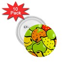 Fruit Food Wallpaper 1.75  Buttons (10 pack) Front