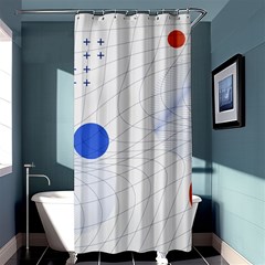 Computer Network Technology Digital Shower Curtain 36  X 72  (stall)  by Grandong