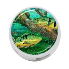 Peacock Bass Fishing 4-port Usb Hub (one Side) by Sarkoni