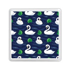 Swan-pattern-elegant-design Memory Card Reader (square) by Proyonanggan