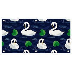 Swan-pattern-elegant-design Banner And Sign 4  X 2  by Proyonanggan