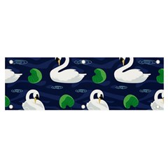 Swan-pattern-elegant-design Banner And Sign 6  X 2  by Proyonanggan