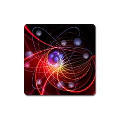 Physics Quantum Physics Particles Square Magnet by Sarkoni