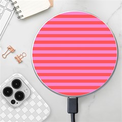 Stripes Striped Design Pattern Wireless Fast Charger(white) by Grandong