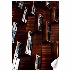 Abstract Architecture Building Business Canvas 12  X 18  by Amaryn4rt