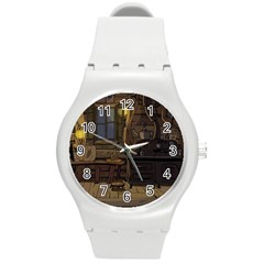 Adventure Time Finn The Human Jake The Dog Round Plastic Sport Watch (m) by Sarkoni