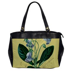 Botanical Plants Green Oversize Office Handbag by Sarkoni