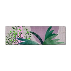 Botanical Plants Green Sheet Art Sticker (bumper) by Sarkoni