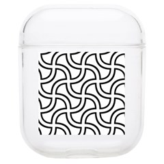 Pattern Monochrome Repeat Black And White Soft Tpu Airpods 1/2 Case by Pakjumat