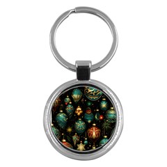 Christmas Ornaments Key Chain (round) by Modalart