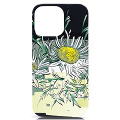 Thistle Alpine Flower Flower Plant Iphone 14 Pro Max Black Uv Print Case by Modalart