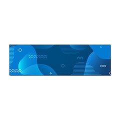 Abstract Classic Blue Background Sticker (bumper) by Ndabl3x