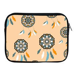 Dreamcatcher Pattern Pen Background Apple Ipad 2/3/4 Zipper Cases by Ravend