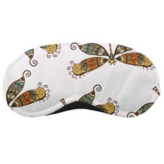 Pattern Dragonfly Background Sleep Mask by Ravend