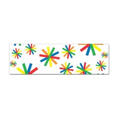 Celebrate Pattern Colorful Design Sticker (bumper) by Ravend