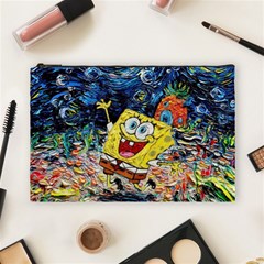 Art Cartoon Starry Night Van Gogh Cosmetic Bag (large) by Modalart