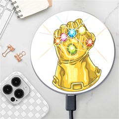 The Infinity Gauntlet Thanos Wireless Fast Charger(white) by Maspions