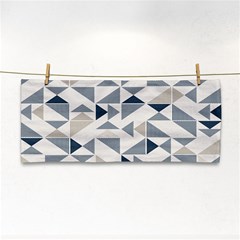 Geometric Triangle Modern Mosaic Hand Towel by Hannah976