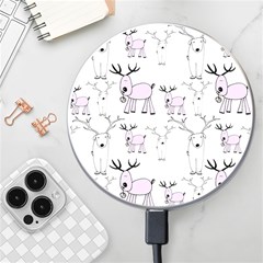 Cute Deers  Wireless Fast Charger(white) by ConteMonfrey