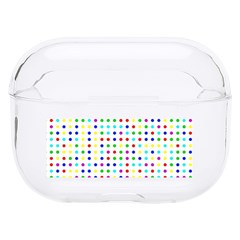 Dots Color Rows Columns Background Hard Pc Airpods Pro Case by Hannah976