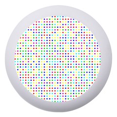 Dots Color Rows Columns Background Dento Box With Mirror by Hannah976