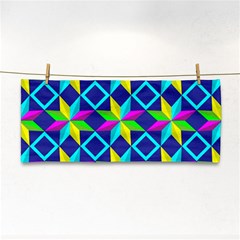 Pattern Star Abstract Background Hand Towel by Hannah976