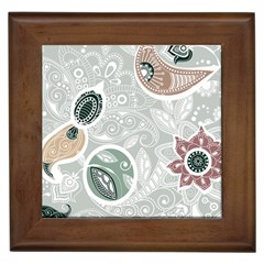 Peisles Pattern Module Design Framed Tile by Hannah976