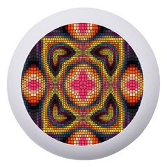 Kaleidoscope Art Pattern Ornament Dento Box With Mirror by Hannah976