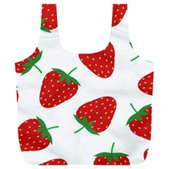 Seamless Pattern Fresh Strawberry Full Print Recycle Bag (xxl) by Sarkoni