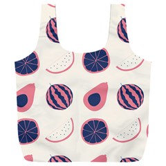 Fruits Halves Pattern Design Full Print Recycle Bag (xxxl) by Apen