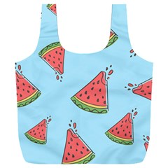 Watermelon Fruit Pattern Tropical Full Print Recycle Bag (xxxl) by Apen