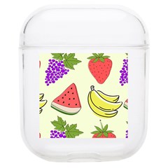 Fruits Pattern Background Food Soft Tpu Airpods 1/2 Case by Apen