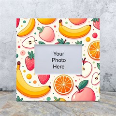 Fruit Sweet Pattern White Box Photo Frame 4  X 6  by Ravend