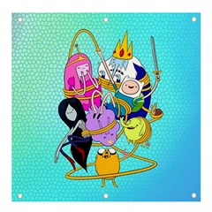 Adventure Time Cartoon Banner And Sign 4  X 4  by Sarkoni