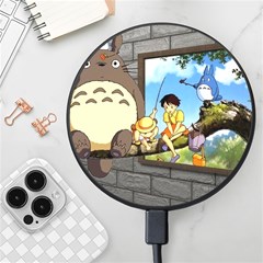 My Neighbor Totoro Wireless Fast Charger(black) by Sarkoni