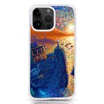 Digital Art Fantasy Impressionism Painting Ship Boat Psychedelic Peacock Mushroom Flamingos Hipwreck iPhone 14 Pro Max TPU UV Print Case Front