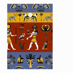 Ancient Egyptian Religion Seamless Pattern Small Garden Flag (two Sides) by Hannah976