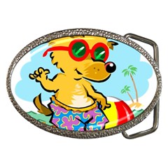 Beach Chihuahua Dog Pet Animal Belt Buckles by Sarkoni