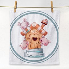 House Pet Animal Cute Face Towel by Sarkoni