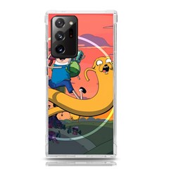 Finn And Jake Adventure Time Bmo Cartoon Samsung Galaxy Note 20 Ultra Tpu Uv Case by Bedest