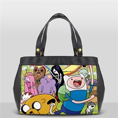 Adventure Time Finn  Jake Oversize Office Handbag (2 Sides) by Bedest