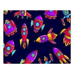 Space Patterns Two Sides Premium Plush Fleece Blanket (large) by Hannah976