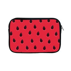 Seamless Watermelon Surface Texture Apple Ipad Mini Zipper Cases by Hannah976