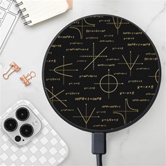 Abstract Math Pattern Wireless Fast Charger(black) by Hannah976