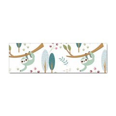 Pattern Sloth Woodland Sticker Bumper (10 Pack) by Hannah976