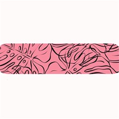 Pink Monstera Large Bar Mat by ConteMonfrey