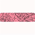 Pink Monstera Large Bar Mat 32 x8.5  Bar Mat