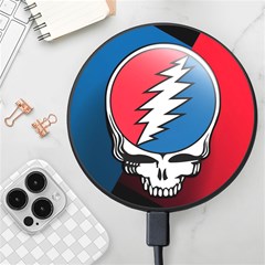 Grateful Dead Big Skull Wireless Fast Charger(black) by Bedest