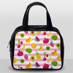 Tropical Fruits Berries Seamless Pattern Classic Handbag (one Side) by Ravend