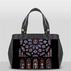 Photos Chartres Rosette Cathedral Oversize Office Handbag (2 Sides) by Bedest